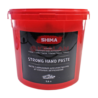 SHIMA DETAILER STRONG паста для очистки рук с абразивом, 5.6 л.
