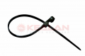 REXANT 07-0155 стяжки кабельные 150x3,6, черные, с отверстием под саморез, 100 шт.