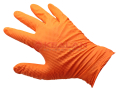 POWERGRIP перчатки нитрилвые, плотные, хозяйственно-бытовые оранжевые, размер XL